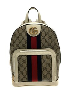 GUCCI◆リュック/PVC/BEG/総柄/547965/オフディア GGスプリーム