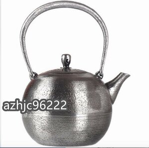 超人気 1100ML 大容量鉄壺 コーティングなし 提梁壺 手作り鉄 やかんお湯を沸かす お茶の道具