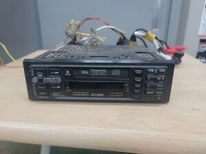 ジャンク　パナソニック　CQ-GV55D　カセットチューナー　1DINデッキ　Panasonic　