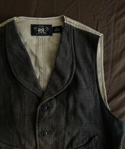 【傑作】RRL ROSARIO WAISTCOAT ダブルアールエル ジョニーデップ着用 スポーツコート ベスト ラルフローレン XS