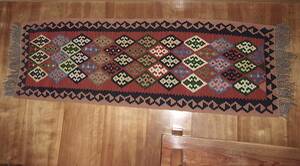 ニューキリム アフガニスタン 絨毯 じゅうたん カーペット 玄関マット 横幅207cm(検索 モルドバ ウィルトン ペルシャ モロッコ 詳細不明2m