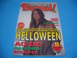 ★BURRN!★HELLOWEEN【2000年11月】アイアン・メイデン / HALFORD / DOUBLE DEALER / FIREHOUSE / ナパームデス / HAUNTED / JOURNEY