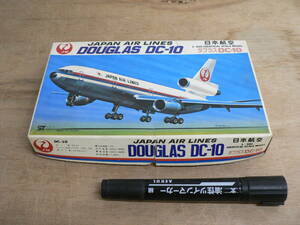 BBP624 未組立 プラモデル 日本航空 JAPAN AIR LINES 1/300 DOUGLAS DC-10 ダグラスDC-10 かぶせ式組箱