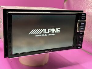 ALPINE アルパイン メモリーナビゲーション VIE-X007WⅡ-B Bluetooth/CD/DVD/フルセグTV/SD 動作確認済み シリアルNo.H31079908