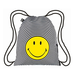  ＊【新品/即決】LOQI /ロキ smiley spiral bag pack/スマイリー スパイラル バッグパック (BP.SM.SP)/ドイツ/ナップサック/スマイルマーク