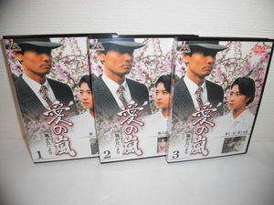 2309-1112◆DVD 愛の嵐 1,2,3 3巻セット 田中美佐子/渡辺裕之