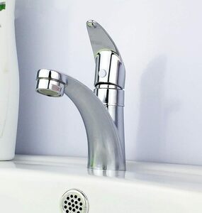 【訳あり】洗面用 トイレ 手洗い 単水栓 シングルレバー 立水栓 手洗いボウル 洗面台 水道 蛇口 ST20