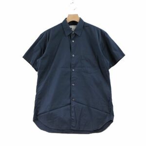 COMME des GARCONS SHIRT FOREVER コムデギャルソン シャツ フォーエバー Cotton S/S Shirt 半袖シャツ S ネイビー