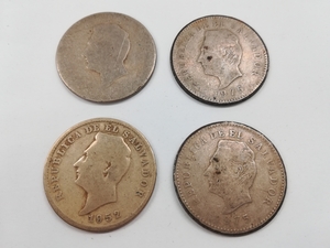 【外国硬貨/旧硬貨/古硬貨】エルサルバドル コイン×4枚 管理368 Sk