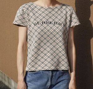 【極上】　バーバリー　Burberry ノバチェック　Tシャツ半袖 定価7万円以上　Mサイズ