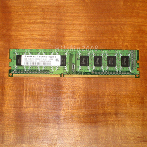 4GB SanMax/Hynix PC3-12800U(DDR3-1600) 1Rx8 DIMM 240pin 動作確認済 クリックポストなら送料185円 [No.631]