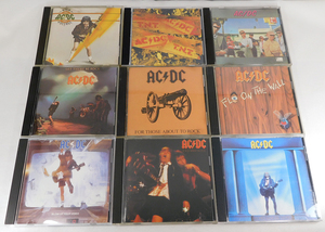 AC/DC 輸入盤・国内盤[CD]アルバム 9枚セット/ハイヴォルテージ/TNT/Let There Be Rock/ギター殺人事件/Blow Up Your Video/Who Made Who