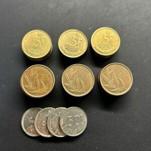 ベルギーフラン 575フラン分 2400円分 まとめて おまとめ 大量 外国コイン 世界のコイン 硬貨 コイン 1円スタート