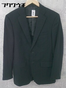 ◇ VISARUNO ビサルノ シングル2B 長袖 テーラード ジャケット サイズ180Y82A ブラック メンズ