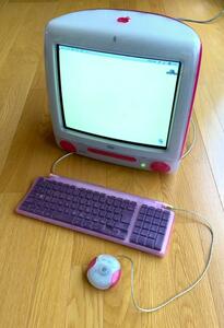 Apple　iMac DV strawberry　ストロベリー　希少　超レアな動作品ですが！【ジャンク】インテリア　懐かしいブラウン管一体型　レトロ　