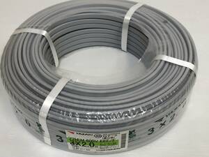 YAZAKI ソフトEM 600V EEF/F 3×2.0mm Gマーク 未使用品 syvvf074138