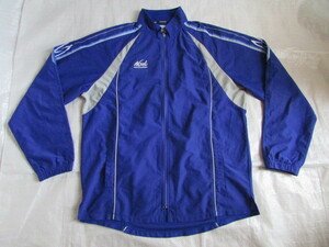 メンズ XOサイズ USED ニシ NISHI ウォーム ジャケット トレーニング ランニング ジョギング ブルー系 