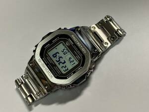 美品純正 CASIO　カシオ　G-SHOCK　Gショック フルメタル　GMW-B5000D-1JF　タフソーラー　マルチバンド　箱付