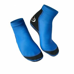 XL ブルー ウエットスーツ ダイビングソックス 靴下 滑止め 1.5mm サーフィン ウォーター スポーツ サーフブーツ 水陸両用