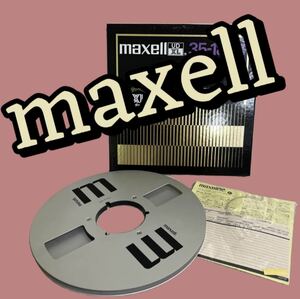 J66★美品 maxell 10号 メタルリール 35-180B