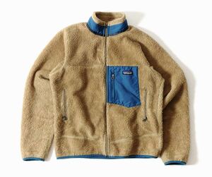 【15FA】Patagonia パタゴニア クラシック レトロX ジャケットasht アッシュタン S ブラウン フリース 23055