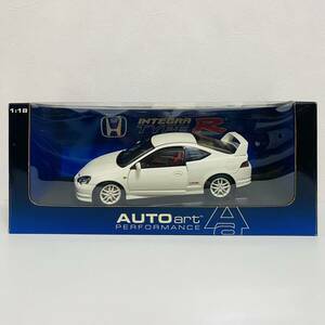 【中古品】AUTOart オートアート 1/18スケール HONDA INTEGRA TYPE R ホンダ インテグラ ミニカー モデルカー