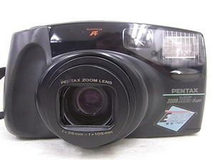 e9194　PENTAX ZOOM 105 super AF　ペンタックス　コンパクトカメラ　フィルムカメラ　ブラックボディ　シャッターOK　動作確認済