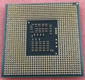 【中古パーツ】複数購入可 CPU Intel Core i3-350M 2.2GHz TB 2.5GHz SLBPK Socket G1 (rPGA988A) 2コア4スレッド動作品 ノートパソコン用