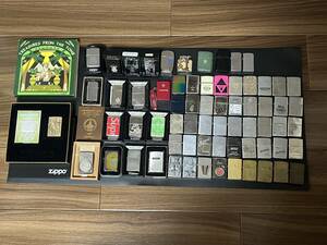 レア有 Zippo など ライター67点 ジッポ 大量 まとめ 未使用品有 着火未確認 ジャンク コレクター放出 箱 RONSON Supreme シュプ TREASURES