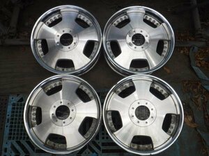 送料無料☆WORK ユーロライン ホイール 4本 17×7j 4穴 PCD 100 17インチ☆34313