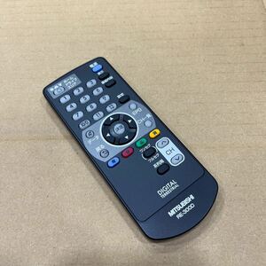 中古ミツビシ RE-300D 地デジチューナー用リモコン TU-300D 動作確認済 レターパック 