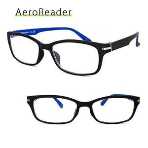 Aero Reader　エアロリーダー　GR-18 ブルーライトカット リーディンググラス 老眼鏡 シニアグラス　男女兼用　持ち運びに便利なケース付き