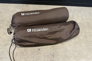 【送料無料】東京)◇Hilander ハイランダー スエードインフレーターマット シングル 2点