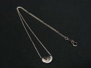 1円 TIFFANY＆Co ティファニー エルサペレッティ ビーン SV925 ネックレス ペンダント アクセサリー レディース シルバー系 FA3158