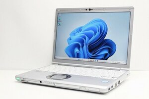 1円スタート ノートパソコン Windows11 Panasonic レッツノート CF-SV7 DVDマルチ 第8世代 Core i5 SSD256GB メモリ8GB Windows10 カメラ