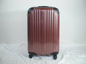 2125　SRipioⅡ　赤ｘ黒　 TSAロック付　スーツケース　キャリケース　旅行用　ビジネストラベルバック