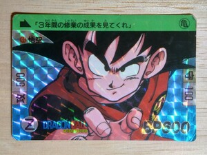 1989年初期　ドラゴンボール　カードダス　No.44 孫悟空　プラスチックケース付き　本弾　2弾　キラ