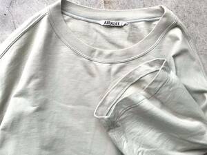 AURALEE [SUPER HIGH GAUGE SWEAT BIG TEE] 5 オーラリー メンズ 半袖 スウェット Tシャツ