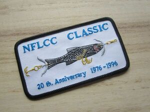 NFLCC CLASSIC クラシック 1976-1996 20th ２０周年記念 ルアー 魚 ワッペン/釣り バス釣り タックル ベスト キャップ バッグ カスタム 65