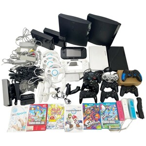 ◆◆【1円スタート】 SONY Nintendo SONY ジャンクゲーム機 コントローラー ソフトまとめ PS3/wii/WiiU/DSLite 全体的に状態が悪い