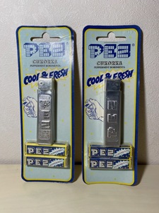 PEZ　ペッツ　シルバーメッキ　レギュラー　ライター　silver Glow　未開封　２個セット