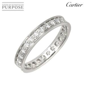 カルティエ Cartier バレリーナ #50 リング ダイヤ K18 WG ホワイトゴールド 750 指輪 フルエタニティ Diamond Ring 90205551