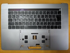 Apple MacBook Pro 15-inch 2017 キーボード パームレストA1707　バッテリー　スピーカー付 難アリ　管理番号　874
