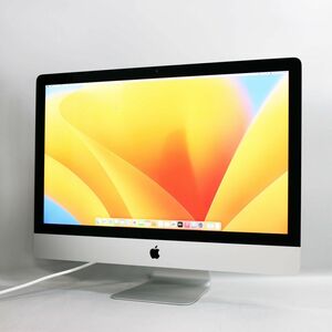 1円スタート Apple iMac (Retina 5K, 27インチ, 2019) (Core i5-8500/メモリ32GB/SSD28GB+HDD1TB(Fusion Drive)/macOS 13)