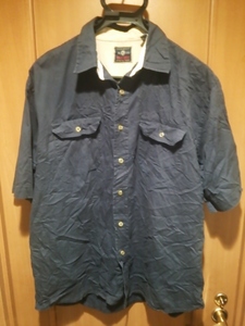 アメリカ古着　ラングラー　半袖　ワークシャツ　送料２３０円