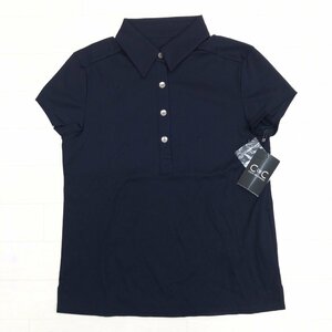 新品 COUP DE CHANCE クードシャンス シンプル ポロシャツ 34(SS) 濃紺 ネイビー 日本製 半袖 カットソー Tシャツ XS 国内正規品 未使用
