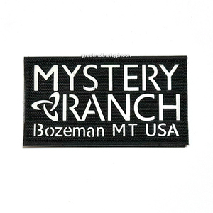 送料コミ追跡アリ◆新品◆ミステリーランチ ベルクロ ブラック★マジックテープ式ワッペン Mystery Ranch 面ファスナー