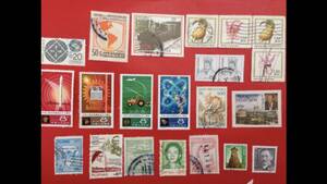 外国の切手集めました！中国 韓国 フィリピン パラグアイ メキシコ アメリカ