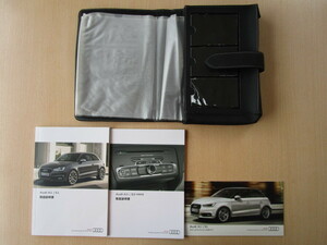 ★a3439★Audi　アウディ　A1　S1　スポーツバック　取扱説明書　2015年5月／MMI　説明書／クイックリファレンスガイド／ケース★訳有★