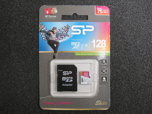 ☆★JUNK PC PARTS★☆ SiliconPower microSDXCカード【SP128GBSTXBU1V1GSP】128GB UHS-I CLASS10 A1 高速高性能タイプ 中古/即決有☆彡